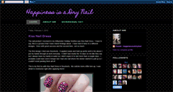 Desktop Screenshot of happinessisadrynail.blogspot.com