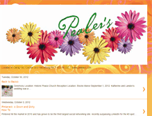 Tablet Screenshot of pealersflowers.blogspot.com
