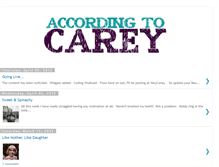 Tablet Screenshot of careycares.blogspot.com