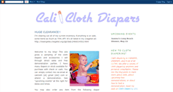 Desktop Screenshot of caliclothdiapers.blogspot.com