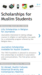 Mobile Screenshot of muslimscholarships.blogspot.com