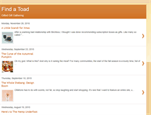 Tablet Screenshot of findatoad.blogspot.com