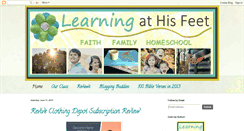 Desktop Screenshot of learningathisfeet.blogspot.com
