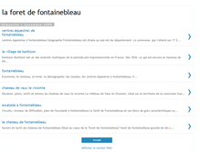 Tablet Screenshot of fontainebleau-laforetdefontainebleau.blogspot.com