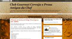 Desktop Screenshot of clubgourmetcervejaeprosaamigosdachef.blogspot.com