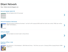 Tablet Screenshot of ditani-network.blogspot.com