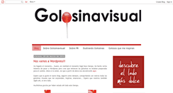 Desktop Screenshot of golosinasvisuales.blogspot.com