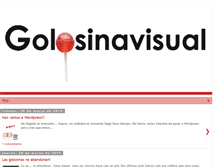 Tablet Screenshot of golosinasvisuales.blogspot.com