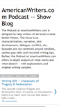 Mobile Screenshot of americanwriters.blogspot.com