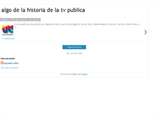 Tablet Screenshot of algodelahistoriadelatvpublica.blogspot.com