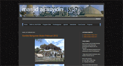 Desktop Screenshot of masjidalrasyidin.blogspot.com