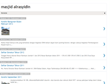 Tablet Screenshot of masjidalrasyidin.blogspot.com