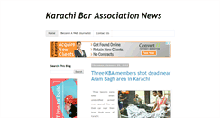 Desktop Screenshot of karachibar.blogspot.com