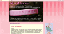 Desktop Screenshot of missmelanoma.blogspot.com