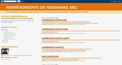 Desktop Screenshot of mantenimientohardwarepacho.blogspot.com