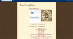 Desktop Screenshot of monassweetthings.blogspot.com