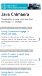 Mobile Screenshot of java-chimaera.blogspot.com