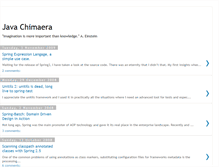Tablet Screenshot of java-chimaera.blogspot.com