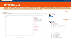 Desktop Screenshot of ilovemiami365.blogspot.com