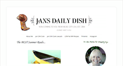 Desktop Screenshot of jansdailydish.blogspot.com