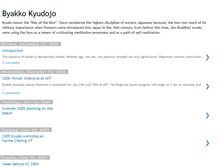 Tablet Screenshot of byakkokyudo.blogspot.com