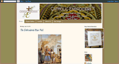 Desktop Screenshot of catholicembroidery.blogspot.com