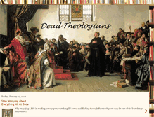 Tablet Screenshot of deadtheologians.blogspot.com