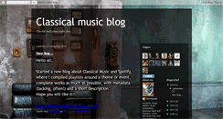 Desktop Screenshot of classical-lp.blogspot.com