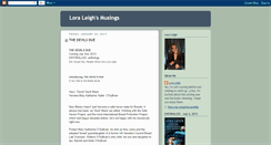 Desktop Screenshot of loraleighmusings.blogspot.com