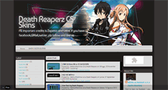 Desktop Screenshot of deathreaperzcsskin.blogspot.com