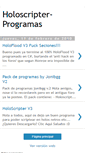 Mobile Screenshot of holoscripter-programas.blogspot.com