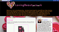 Desktop Screenshot of lovingbeautyblog.blogspot.com