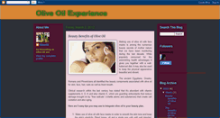 Desktop Screenshot of oliveoilexperience.blogspot.com