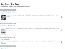 Tablet Screenshot of onesunonetree.blogspot.com
