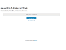 Tablet Screenshot of manuales-ebook.blogspot.com