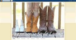 Desktop Screenshot of farmhousestyleliving.blogspot.com