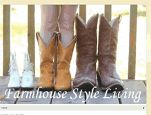 Tablet Screenshot of farmhousestyleliving.blogspot.com