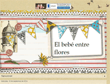 Tablet Screenshot of elbebeentreflores.blogspot.com