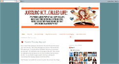 Desktop Screenshot of jugglingactcalledlife.blogspot.com