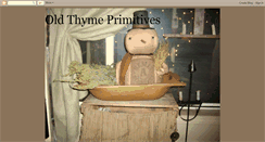 Desktop Screenshot of oldthymeprimitives.blogspot.com