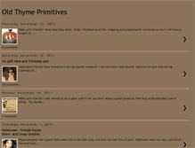 Tablet Screenshot of oldthymeprimitives.blogspot.com