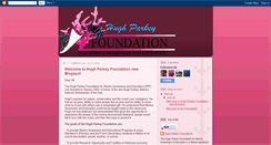 Desktop Screenshot of hpfoundation.blogspot.com