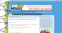 Desktop Screenshot of davinciacademyauction.blogspot.com