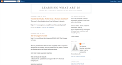 Desktop Screenshot of learningwhatartis.blogspot.com