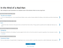 Tablet Screenshot of inthemindofamadman.blogspot.com