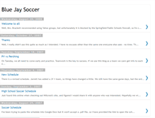 Tablet Screenshot of bluejaysoccer.blogspot.com