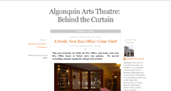 Desktop Screenshot of algonquinartsbehindthecurtain.blogspot.com