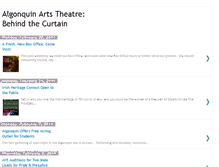 Tablet Screenshot of algonquinartsbehindthecurtain.blogspot.com