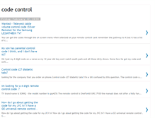 Tablet Screenshot of code-control.blogspot.com