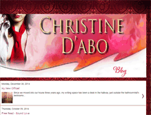 Tablet Screenshot of christinedabo.blogspot.com